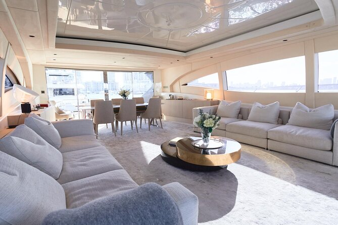 108 ft Neoprene Overmarine Yacht - Settling into a 108-foot yacht