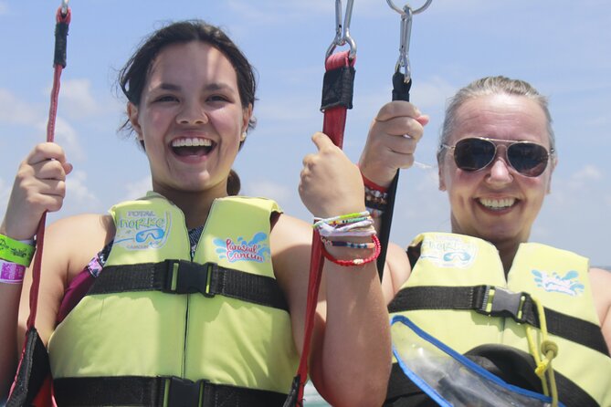 2 in 1 Parasailing and Jet Sky Tour in Cancun - Playa Tortugas is the launch point