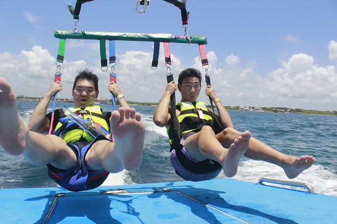 2 in 1 Parasailing and Jet Sky Tour in Cancun - Safety and comfort for first-time riders