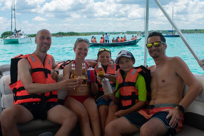 3 hr Pontoon Tour with access to Beach Club and Free Kayaks - Cenote de la Bruja and the natural stops