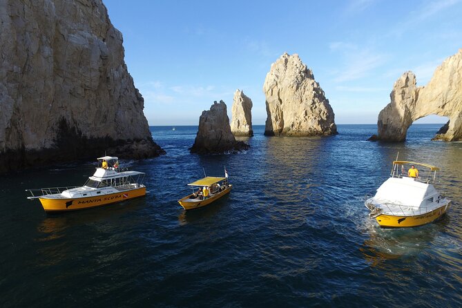 3-Tank Scuba in Marine Reserve and Corridor for Certified Divers - The Marine Park and Land’s End: Cabo’s signature scenery