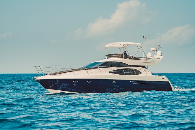 4 Hour 50' Azimut Yacht All-Inclusive in Tulum & Playa del Carmen - The cruise to In-Ha reef