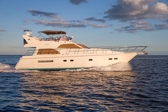 4 Hour - 60' Neptunus - Tulum, Playa del Carmen, Riviera Maya - Coastal cruising with La Bocana Caleta as the social stop