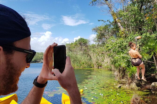 4 Private Cenotes, Zip-Lines, Canoes & Mayan Village with Delicious Lunch - The guide can make or break the day