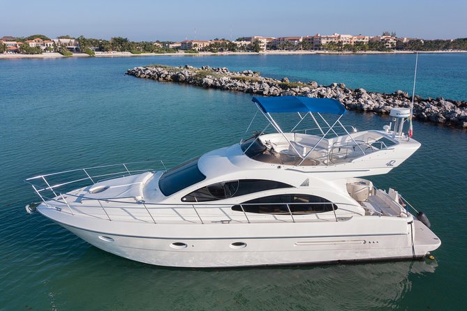 4H 42' Azimut Yacht All-Inclusive from Tulum & Playa del Carmen. - In-Ha reef gives the four-hour tour its purpose