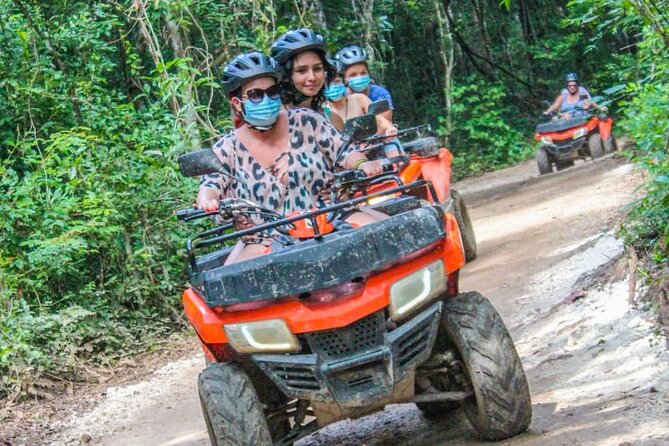 Adrenaline Tour with ATV, Ziplines and Cenote from Cancun - Reaching the jungle from Cancun