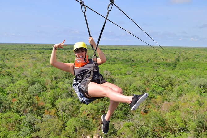 Adventure in the Mayan Jungle with ATV and Zip Line in Tulum - Taking on the Zip Line Circuit