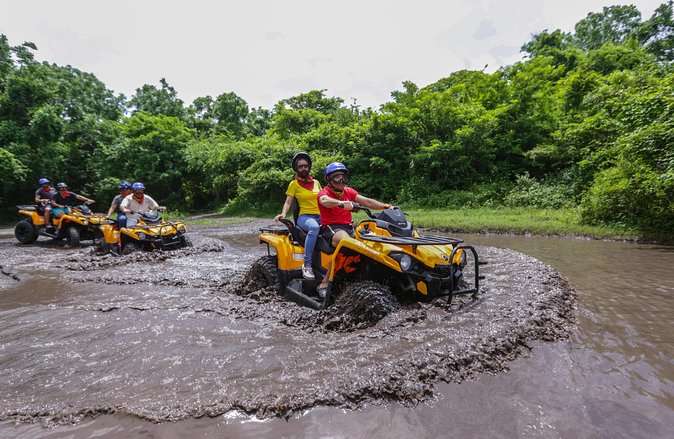 ATV Adventure to Jade Cavern with transfer - Riding the Cozumel jungle trails