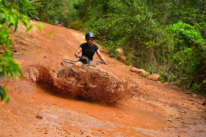 ATV Combo Horseback Riding, ATV, Ziplines, Cenote and Lunch - Check-in, lockers and the no-phone rule