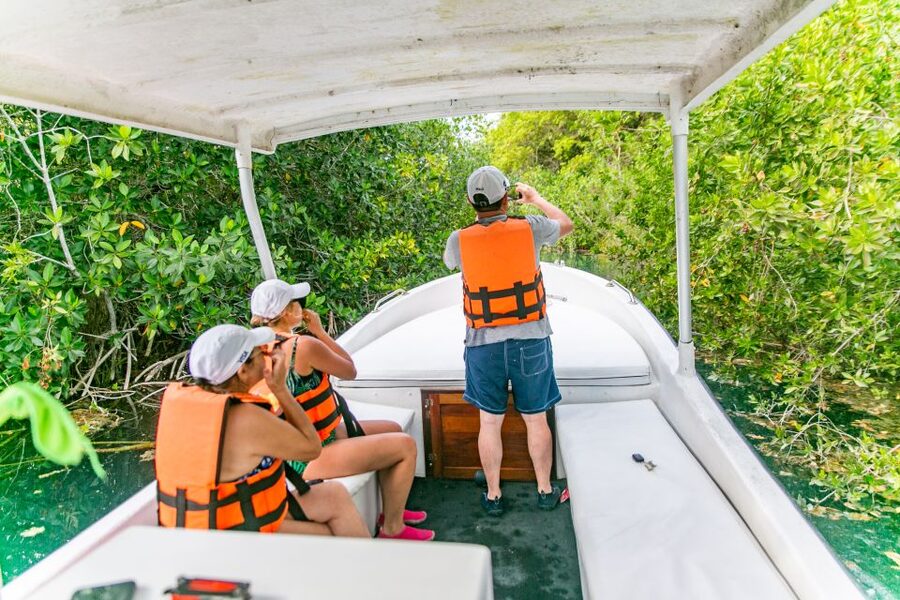 Bacalar: 3 Hour Boat Trip with Swimming & Drinks - The Pirate Canal, a 40-minute swim, and a simple picnic