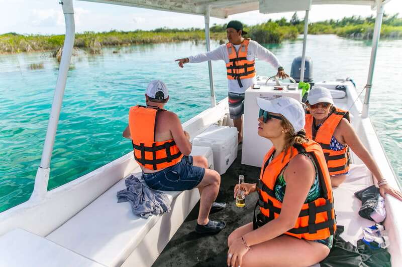 Bacalar: 3 Hour Boat Trip with Swimming & Drinks - Bird Island and the best wildlife moment