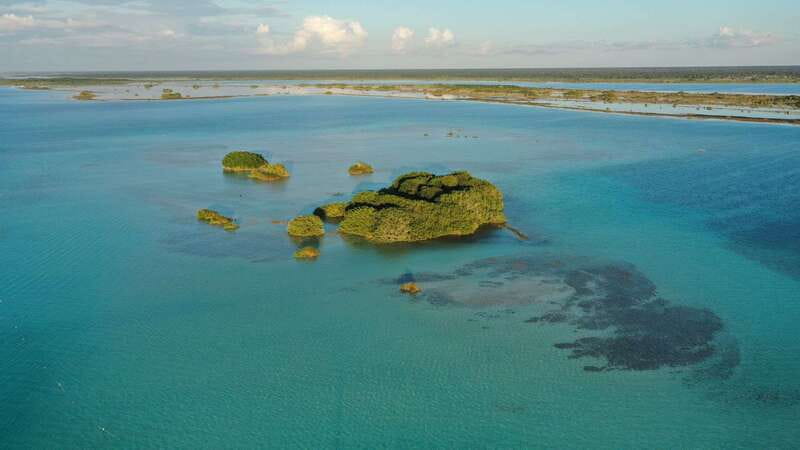 Bacalar: Group Sailing Trip with Swimming and Drinks - The final return through Cenote Esmeralda
