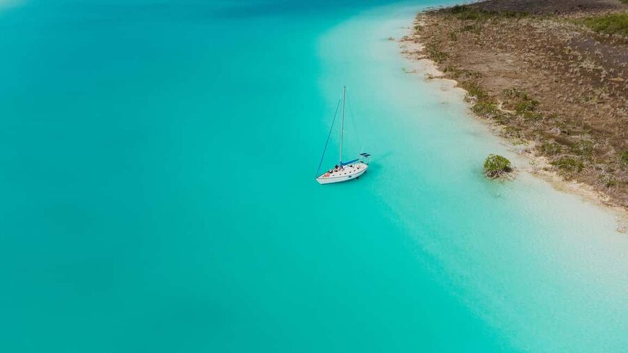 Bacalar Lagoon Sailing Tour with Open Bar and Mexican Lunch - Bird Island and the lagoon’s wildlife