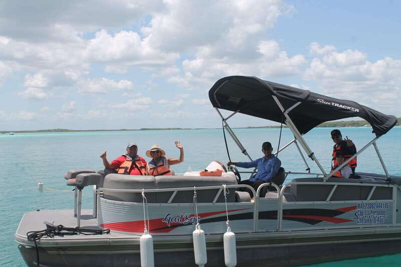 Bacalar: Lake of Seven Colors Pontoon Tour with Fruit - Key points to know before you board