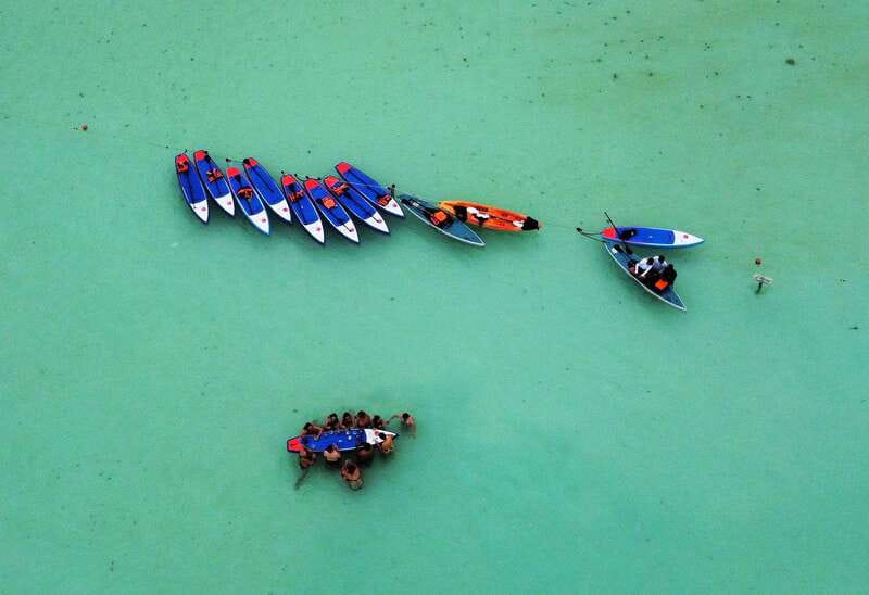 Bacalar: Sunrise Paddleboard Tour with Floating Picnic - Cenote Negro, Cocalitos, and a swim