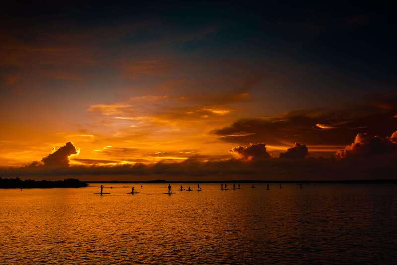 Bacalar: Sunrise Paddleboard Tour with Floating Picnic - Bird Island and the quietest part of the tour