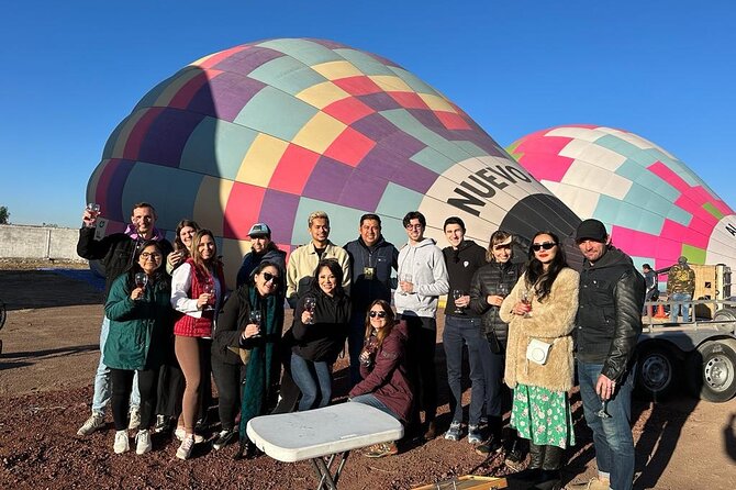 Balloon flight + Breakfast in cave + Pyramids + Pick up CDMX. - Breakfast in a natural cave