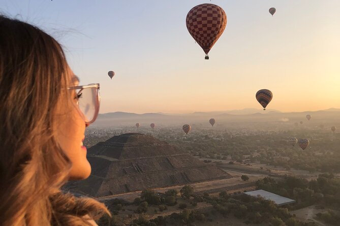 Balloon flight with pyramids tour and transportation from Mexico City - Two hours at the Teotihuacan archaeological zone