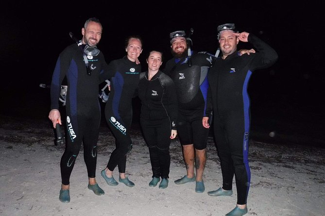 Bioluminescence Experience in Holbox - Entering the shallow water near Punta Coco