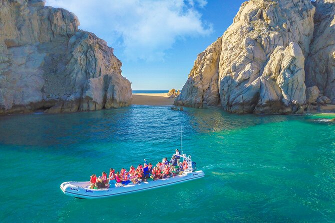 Boat Ride to the Arch and Beach Camel Ride in Cabo San Lucas - The boat ride to Land’s End