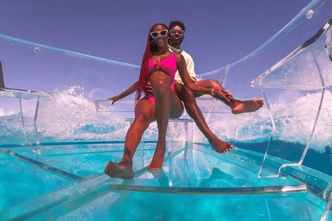 Cabo's Original Clear Boat Tour: See all of the tourist locations - Pelican Rock and the marine life below