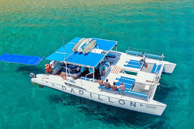 Cabo San Lucas All-Inclusive Private Catamaran Snorkeling Cruise - Leaving The Marina And Meeting The Crew