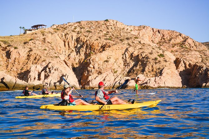 Cabo San Lucas Glass Bottom Kayak Tour and Snorkel at Two Bays - Guides, safety, and the changing route