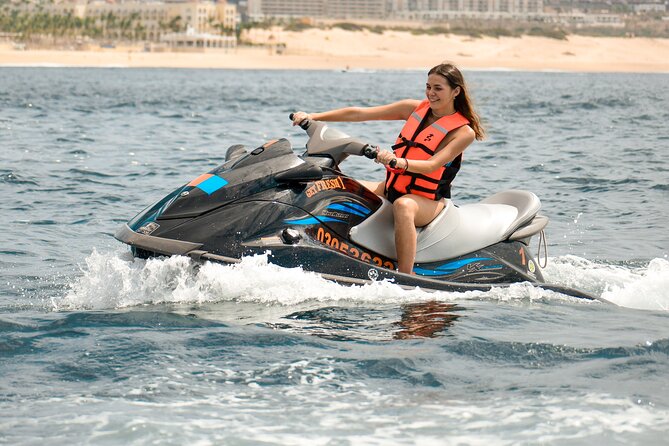 Cabo San Lucas Jet Ski Rental - Riding through Cabo Bay