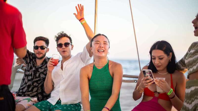 Cabo San Lucas: Sunset Party Cruise with Open Bar - Sunset on the Pacific Ocean