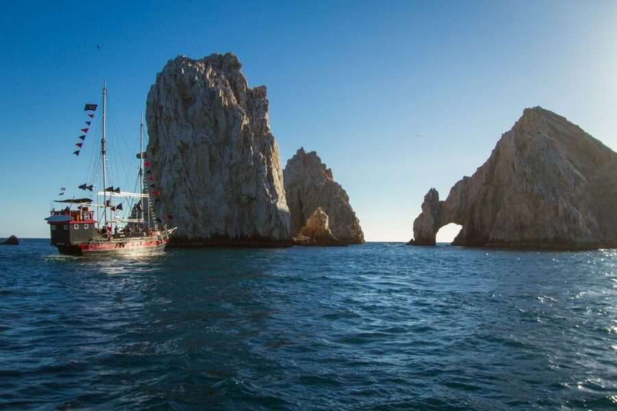 Cabo San Lucas: Sunset Pirate Ship Cruise with Dinner Show - Barbecue dinner while the sun drops