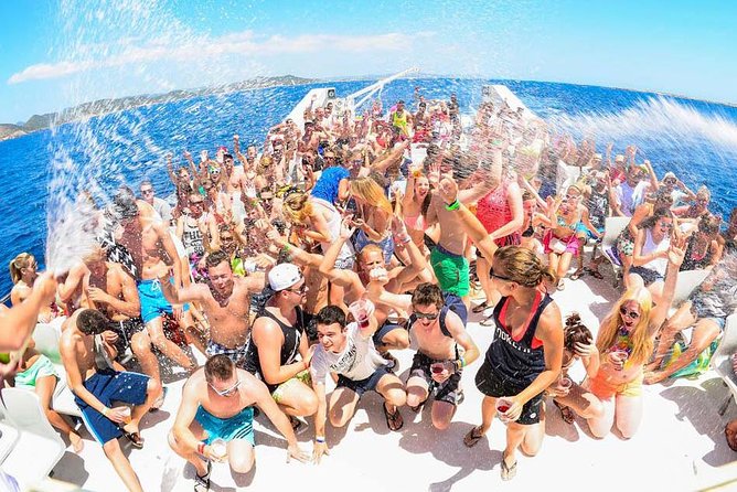 Cancun Adults Only Party Cruise to Isla Mujeres with Open Bar - Setting sail with music, drinks, and a social crowd
