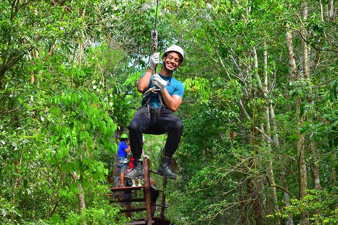 Cancun Best ATV Tour, Ziplines and Cenote Swim with Lunch - ATV riding on La Ruta de los Cenotes