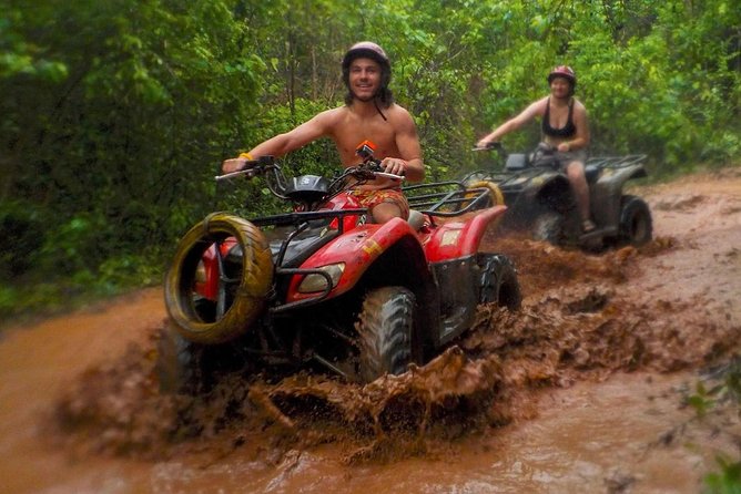 Cancun Best ATV Tour, Ziplines and Cenote Swim with Lunch - Ziplines above the trees