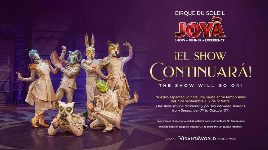 Cancún: Cirque du Soleil JOYÀ Show Ticket - Arriving at Vidanta Riviera Maya
