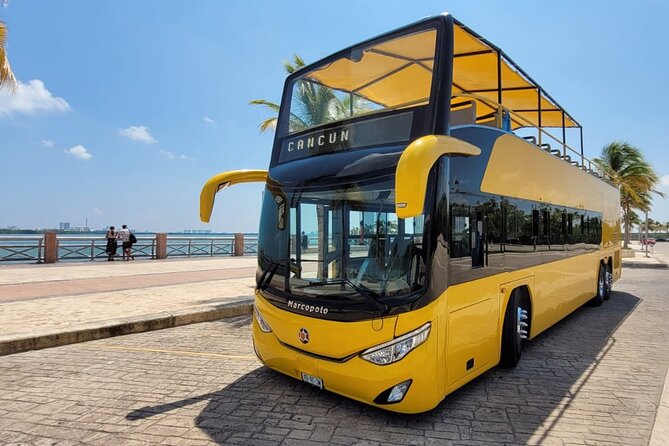 Cancun City Sightseeing and Shopping Tour on a Double Decker bus - What $55 buys you in Cancun