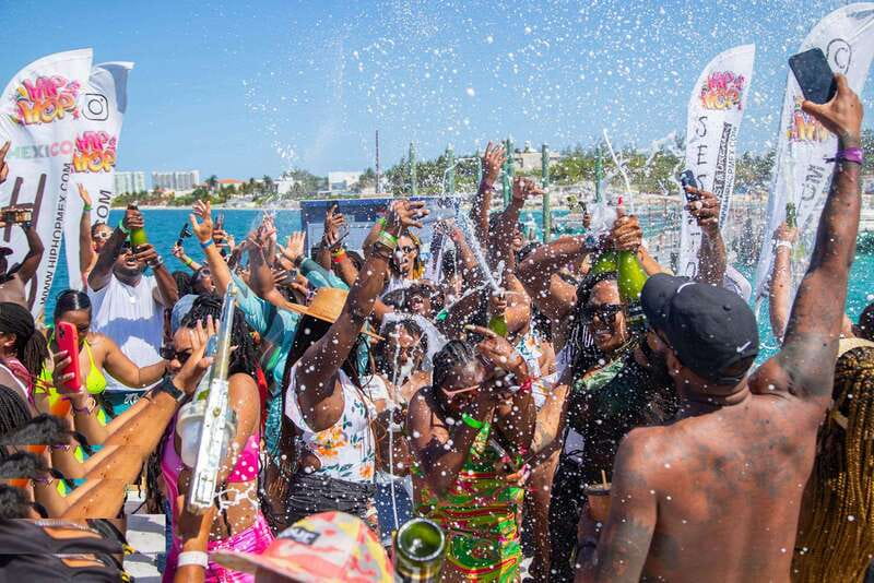 Cancun: Hip Hop Sessions Party Boat Cruise - Champagne showers, contests, and the social side