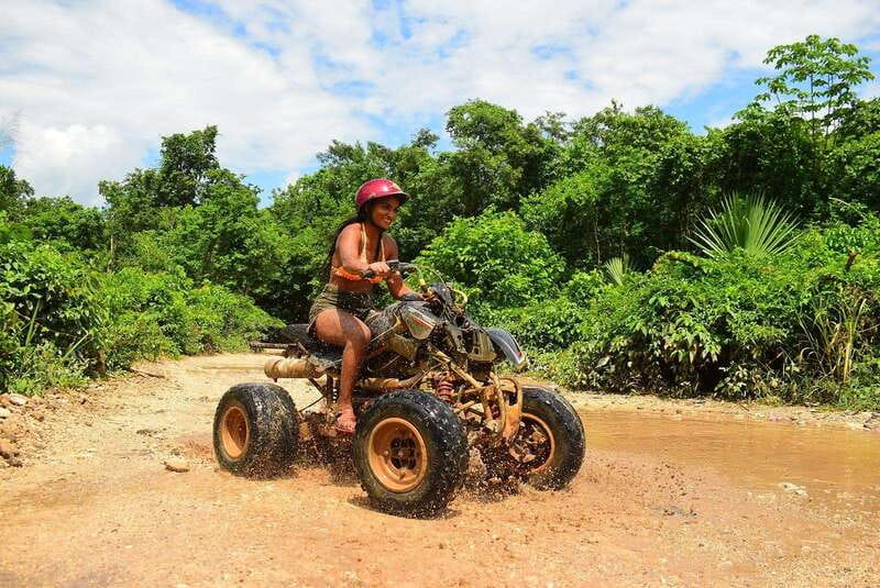 Cancun: Jungle ATV Tour, Ziplining, and Cenote Swim - Tacos, a short dance show, and tequila