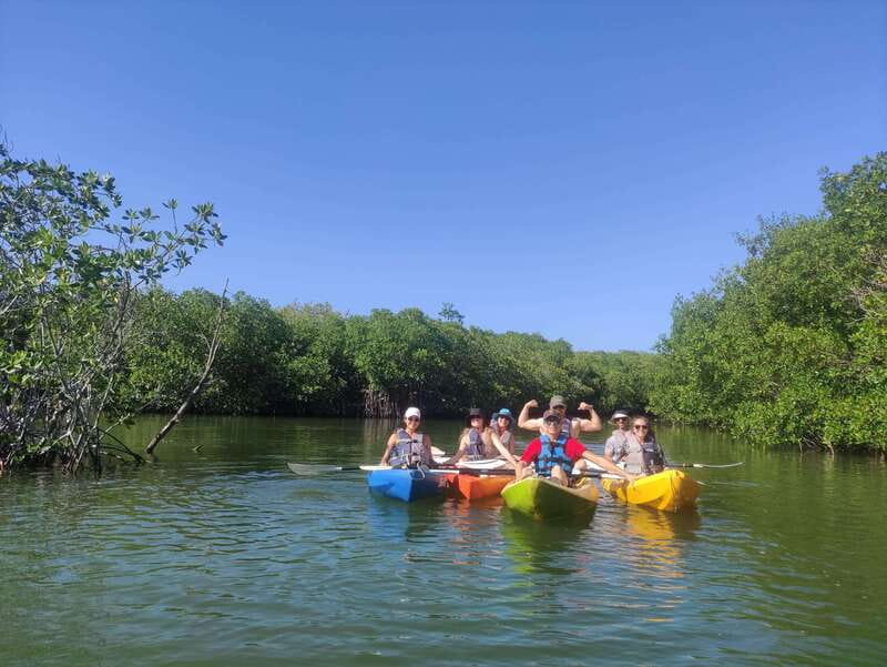 Cancun: Kayaking Tour in Nichupte Lagoon - The rest stop and return route