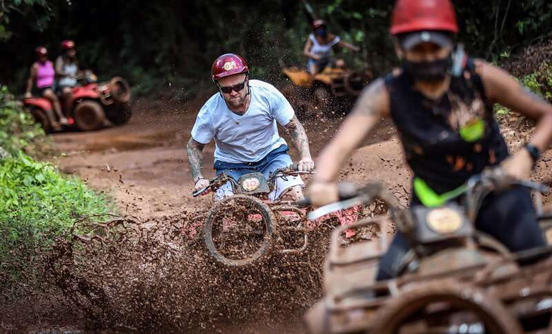 Cancun & Riviera Maya: ATV, Zipline, & Cenote Combo Tour - Riding a Honda CC220 ATV for 30 minutes