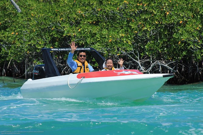 Cancun speedboat and snorkel tour: shared speedboat - What weather can take away