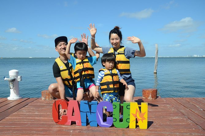 Cancun speedboat and snorkel tour: shared speedboat - Punta Nizuc and its underwater statues