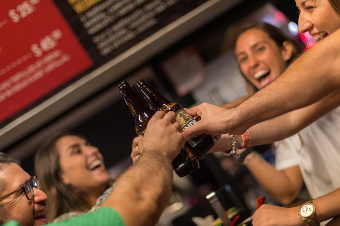 Cancun Taco Tour, Local Beer and Night Market with Transportation - The night market at Parque de las Palapas