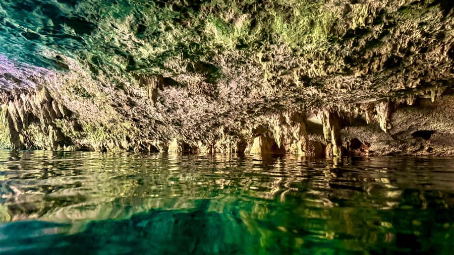Cancun: Tulum & Coba with Cenote, Cave Exploration and Lunch - Nohoch Nah Chich: A cenote inside the cave system