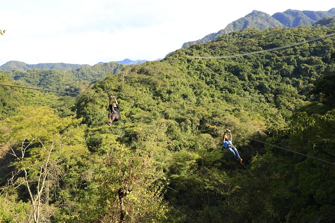 Canopy River Zipline Tour and Mule Ride - Flying above the Sierra Madre at Canopy River