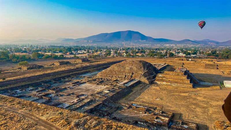 CDMX: Teotihuacan Balloon Flight with Optional Pyramids Tour - Teotihuacan from above, then on foot