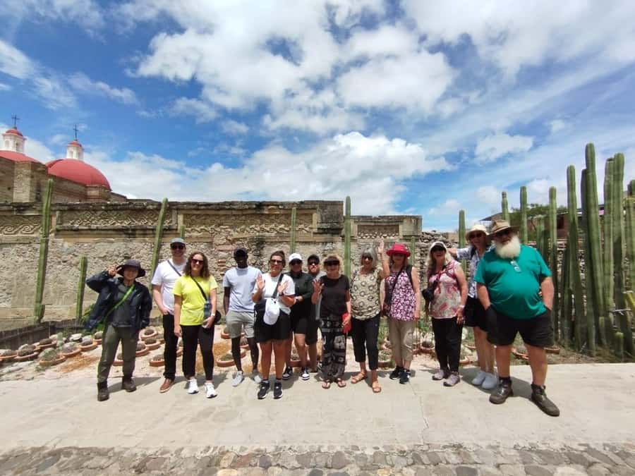 Check out Hierve el Agua, Mitla, the Tule Tree, Rugs, and a Mezcal Distillery Tour - Hierve el Agua: the day’s major view