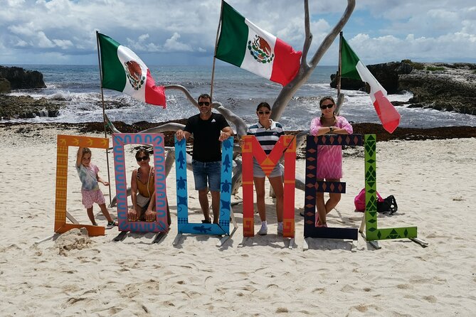 Cozumel Adventure Private Jeep or Buggy Excursion + Lunch&Snorkel - Plaza de las Dos Culturas adds history downtown