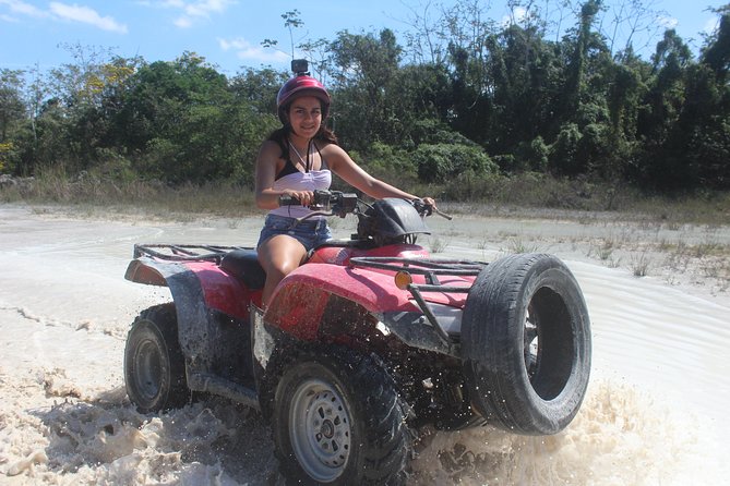 Cozumel ATV Jungle Adventure and Snorkeling with Lunch - ATV riding: rough, wet, and more fun after rain