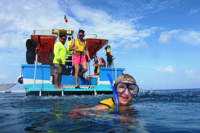 Cozumel Coral Reef Snorkeling by Glass Bottom Boat with Guide - Villa Blanca Wall, the quick first reef stop