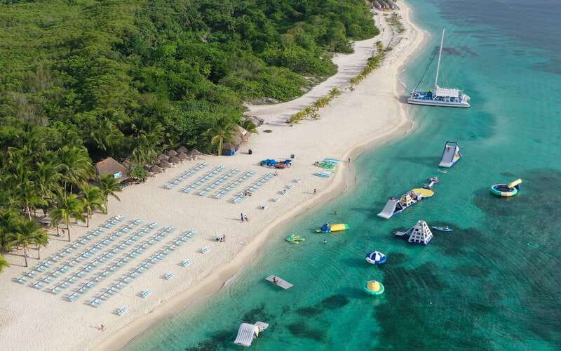 Cozumel: El Cielo, Palancar Reef, and Beach Party with Food - Fury Private Beach: play first, lounge later